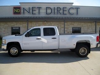 2010 3500 drw work truck gas crew cab auto vinyl 1 owner net direct autos texas