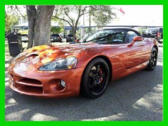 2005 dodge viper srt-10 convertible copperhead edition manual  premium