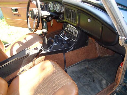 1972 MGB British Racing Green,chrome bumper,overdrive,tan interior,convertible, US $7,500.00, image 11