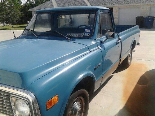 Chevy c-10 lwb blue inline six