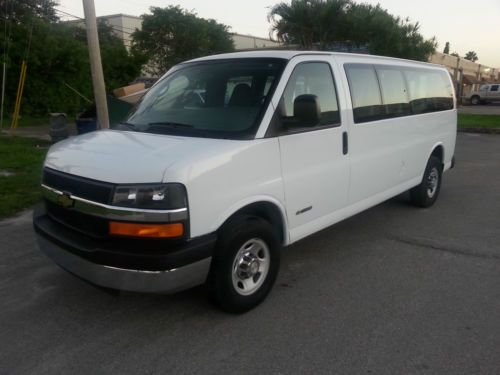 2006 chevrolet express 3500 lt extended passenger van 3-door 6.0l