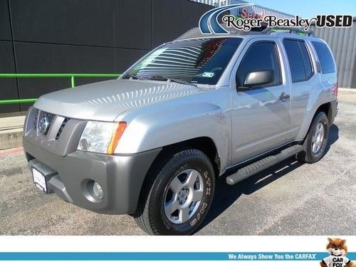 2007 nissan xterra s automatic silver suv cruise control traction abs tow hooks