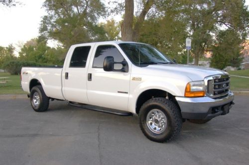 1999 ford f-250 7.3l diesel 6 speed 4x4 87k miles crew cab xl 2-owner no reserve