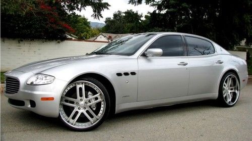 2005 maserati quattroporte - comes with 22" forgiato wheels