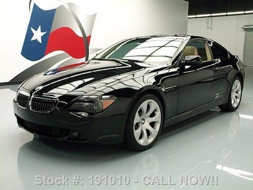 2004 bmw 645ci sport/premium sunroof nav 19&#034; wheels 49k texas direct auto