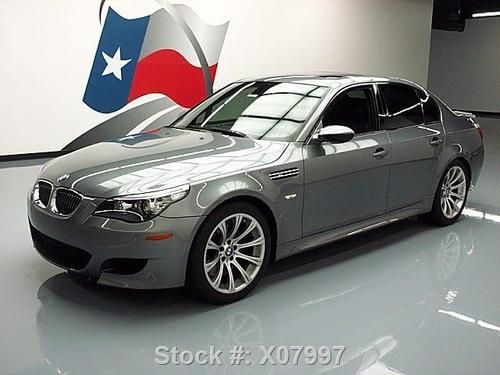 2008 bmw m5 v10 6-spd climate seats sunroof nav hud 48k texas direct auto