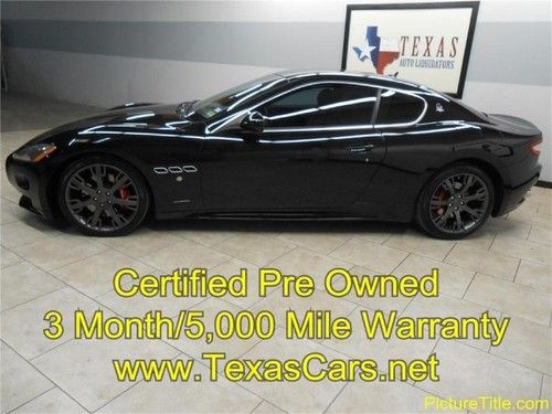 11 maserati gran turismo s 4.7 v8 gps navi full warranty nero black we finance