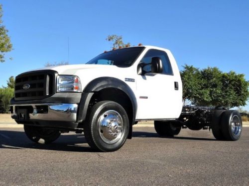 No reserve | 2006 f550 xl drw | cab &amp; chassis | power stroke diesel | 74k miles!