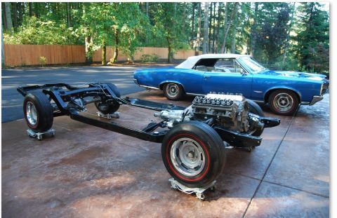 1966 pontiac gto convertible stunning restoration, ready to paint