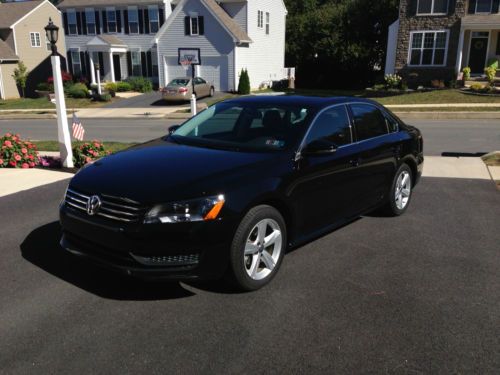 2012 volkswagen passat se, black, auto, sirius, heated seats, 35mpg