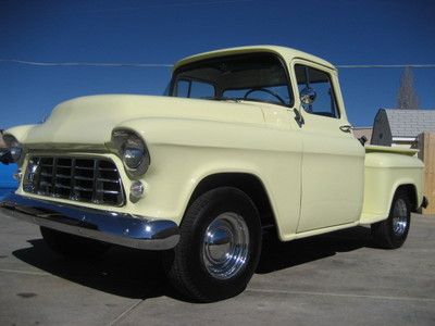 1955 chevrolet shortbed big window, restored, 100% cancer/rust