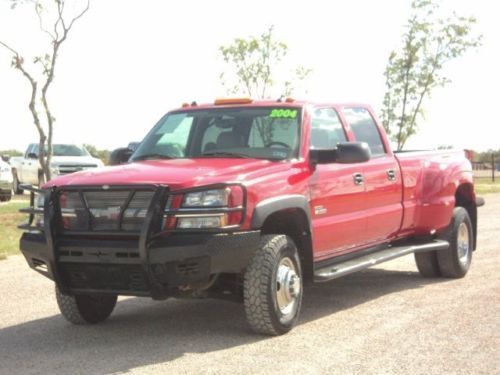 2004 chevy 3500hd 4x4 duramax diesel  lt pkg., bose, leather, gooseneck, nice!!!