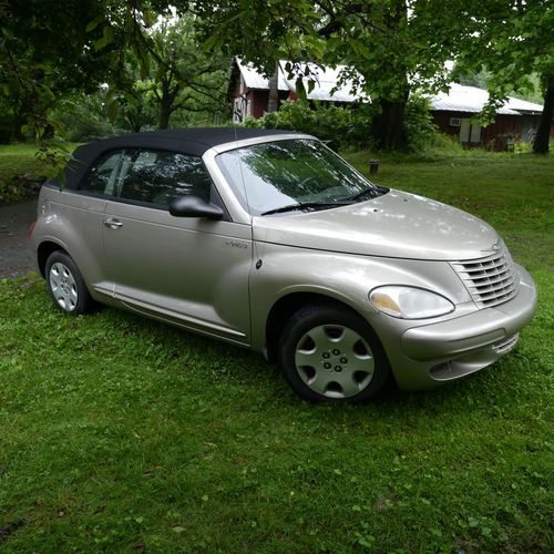 2005 chrysler pt cruiser convertible, 5 speed manual transmission