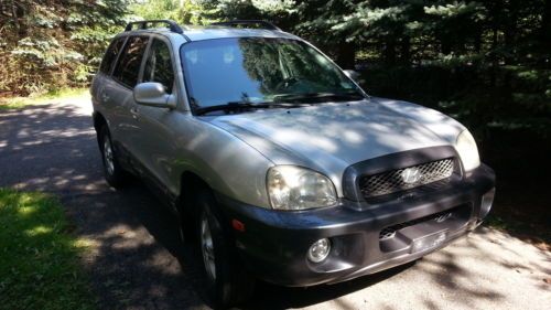 2003 hyundai santa fe gls sport utility 5-door 2.7l - awd - great winter car!