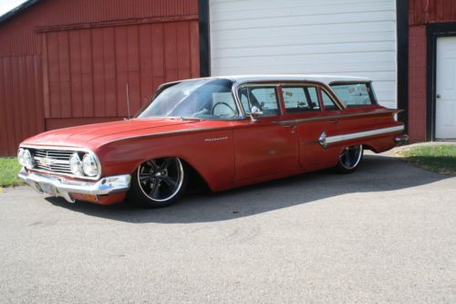 1960 Chevrolet Parkwood Wagon Rat Rod Hot Rod Patina Bagged Air Ride, image 2