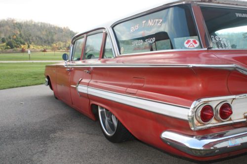 1960 Chevrolet Parkwood Wagon Rat Rod Hot Rod Patina Bagged Air Ride, image 4