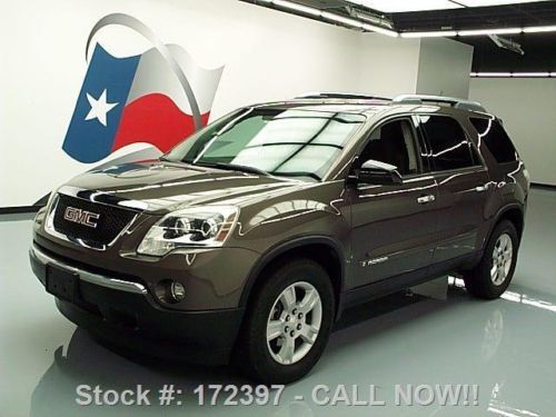 2007 gmc acadia sle-1 v6 8 pass cruise ctrl 18&#039;s 52k mi texas direct auto