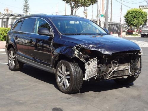 2011 audi q7 3.0 premium quattro damaged salvage runs! rear view camera loaded!