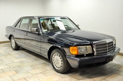 1990 mercedes-benz 420sel ext low miles perfect interior lqqk