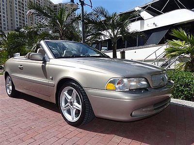 Impressive 2002 c70 convertible - 2.3 liter ht turbo, florida car