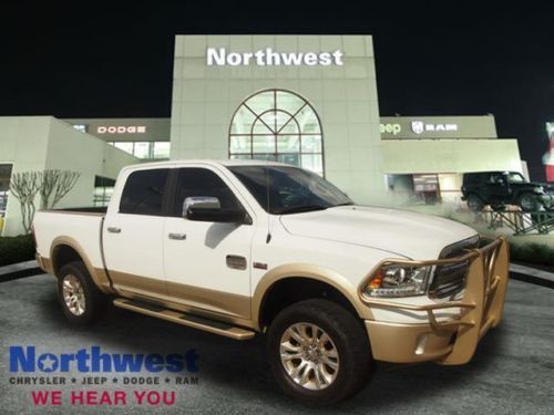 5.7L HEMI 4X4 LARAMIE LONGHORN 4WD NAVIGATION MOONROOF LEATHER ONE OWNER, image 2