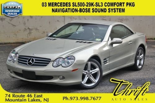 03 sl500-29k-sl3 comfort pkg-navigation-bose sound system