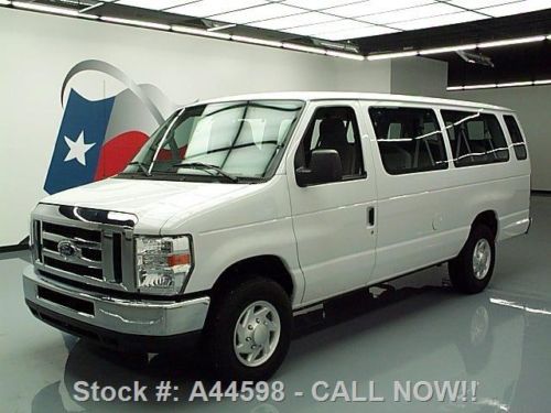 2012 ford e-350 ext 15-passenger van 5.4l v8 44k miles texas direct auto