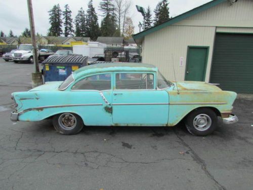1956 Chevy 210 Post Original 1 Family Owned, Barn Find, Patina Rod, Gasser, image 6