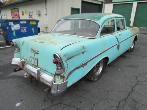 1956 Chevy 210 Post Original 1 Family Owned, Barn Find, Patina Rod, Gasser, image 7