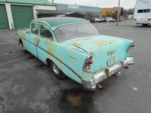 1956 Chevy 210 Post Original 1 Family Owned, Barn Find, Patina Rod, Gasser, image 9