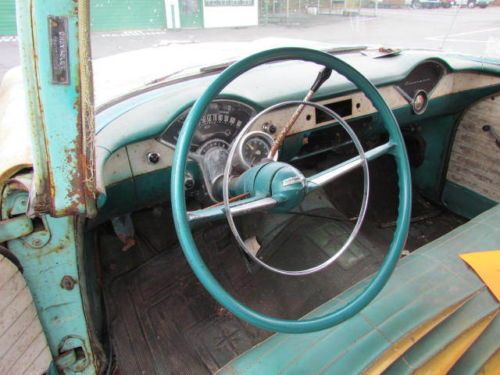 1956 Chevy 210 Post Original 1 Family Owned, Barn Find, Patina Rod, Gasser, image 17