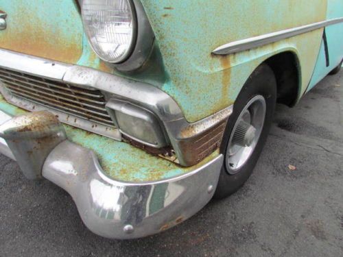 1956 Chevy 210 Post Original 1 Family Owned, Barn Find, Patina Rod, Gasser, image 39