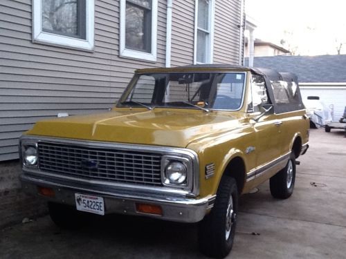 1972 chevrolet blazer 4x4 cst convertible