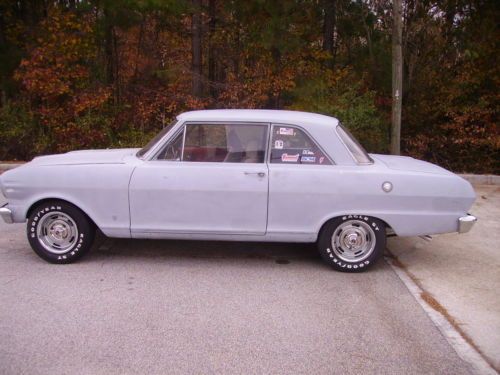 1964 chevy nova post car 307 v8 700r4 trans runs great and sounds great project