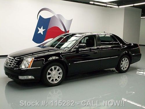 2009 cadillac dts 4.6l v8 leather xenons blk on blk 45k texas direct auto