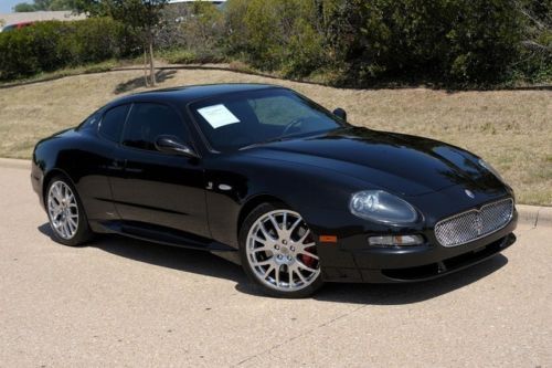 2005 maserati gransport coupe, black/black, have service records, we finance!