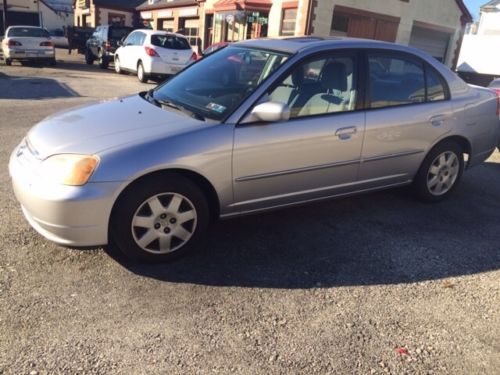 2002 honda civic ex one owner clean carfax runs 100%  no reserve