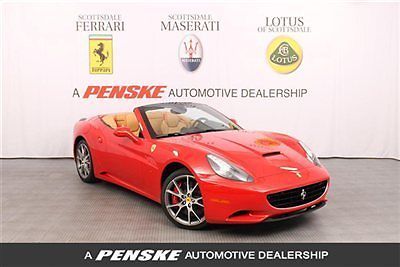 2012 ferrari california~carbon interior~red calipers~daytona&#039;s~park sensors~shi