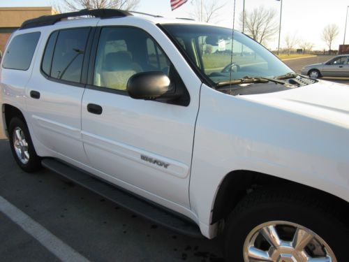 2004 gmc envoy xl 6cly 4wd  white exterior grey interior