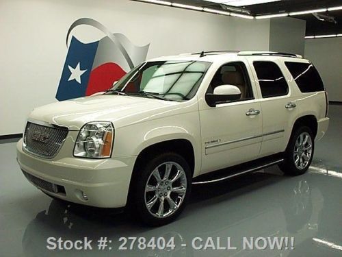 2010 gmc yukon denali sunroof nav dvd rear cam 22&#039;s 79k texas direct auto