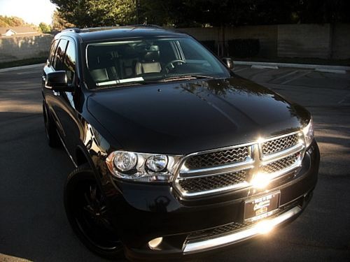 Buy used 2012 Dodge Durango Crew Black 22