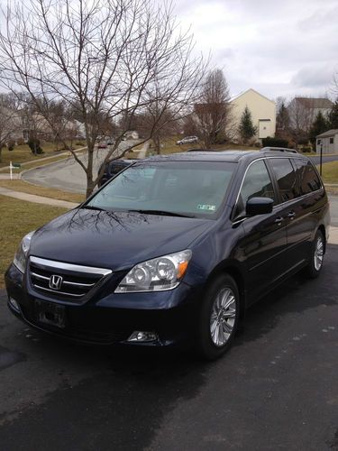 2007 honda odyssey touring with rear entertainment &amp; navigation