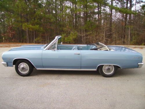 1965 malibu ss convertible 138 vin matching numbers 283 powerglide fresh paint