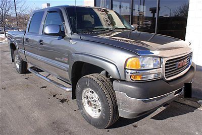 2002 gmc sierra 2500 hd crew cab 4x4 6.6l duramax 5th wheel diesel silverado