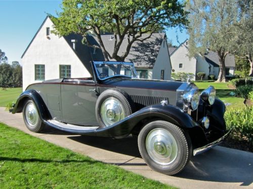 1933 rolls-royce 20/25 drophead coupe by carlton