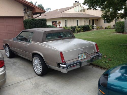 1985 cadillac eldorado cabriolet coupe 2-door 4.1l