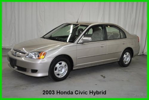 03 honda civic hybrid one owner only 16k no reserve