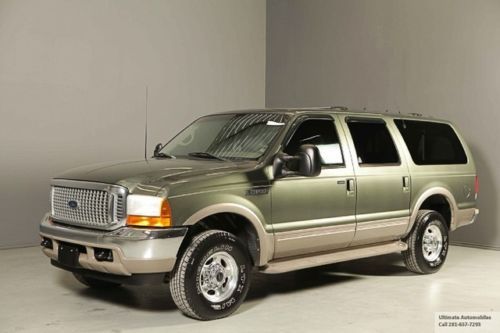 2000 ford excursion 4x4 limited 8-pass leather runboards v10 chrome clean carfax