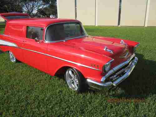1957 SEDAN DELIVERY RESTO MOD, image 4