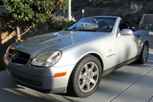 2000 mercedes-benz slk230 kompressor convertible orig owner 176k miles ca car